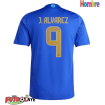 Camiseta Argentina Julian Alvarez #9 Visitante Equipación Copa America 2024 manga corta